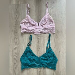 ❗️SALE 2/$12❗️Women’s Unlined Lace Bralettes - Auden - Small